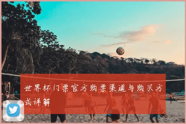 世界杯门票官方购票渠道与购买方式详解